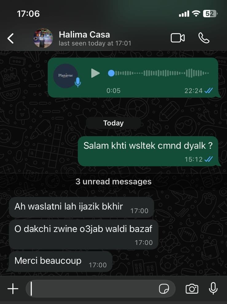 Avis client 1
